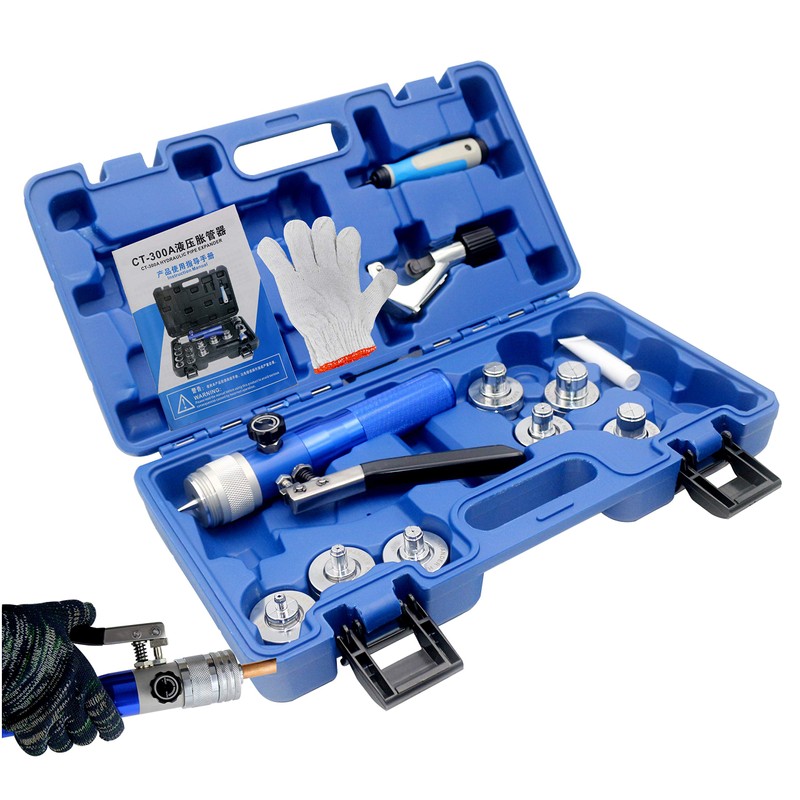 Copper Tube Expander Hydraulic Tube Swaging & Expanding Tool Kit