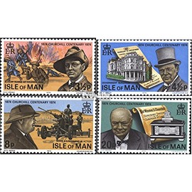 united kingdom - Isle Of Man 48-51 (complete.issue.) unmounted mint/never hinged ** MNH 1974 Winston Churchill (Stamps for collectors) Military/Knight