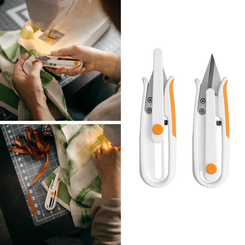 Fiskars Softgrip™ Thread Snips – UltraSharp™ Stainless Steel Shears for