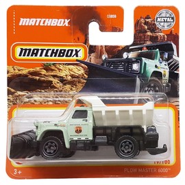 Matchbox - Plow Master 6000 - MB 19/100 - HFT03 - Short Card - National Parks - Maintenance Road Crew - Superfast Lesney - Mattel 2022-1:64