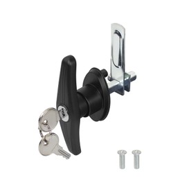 Quality Life Truck Cap Camper Shell T-Handle Lock Latch Replacement Parts, Truck Bed Topper Door Locking Kit Accessories with Keys - Right Lock