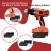 LaiPuDuo 20V Adapter HPA1820 for Black&Decker LBXR2020 18V to 20V