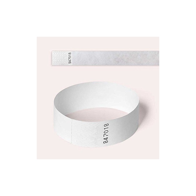 Tyvek Wristbands, 100 Pack by AA Wristbands for Parties, Security,
