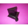 B&B MOLDERS *TALL CORNER RAIN GUTTER SPOUT BLACK RV 201-024-0046