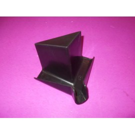 B&B MOLDERS *TALL CORNER RAIN GUTTER SPOUT BLACK RV 201-024-0046 FREE SHIPPING