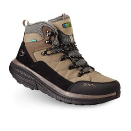 G-DEFY Sierra Waterproof Women’s Hiking Boot | VersoShock Technology for Pain Associated with Walking | Prolonged Standing | Arch Support | Free Custom Orthotic, 9 W (US) Brown/Black
