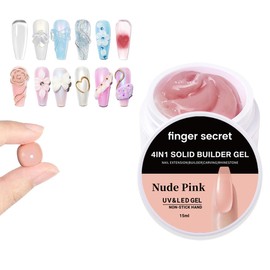 Solid Builder Gel for Nails 3D Nail Gel Sculpting Gel Stable Non-Sticky For Nail Extension Carving DIy Salon Home 0.17oz