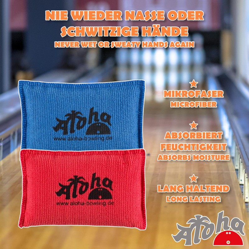 EMAX Aloha Grip Bag, Bowling Grip Sack, Microfibre Grip Ball,