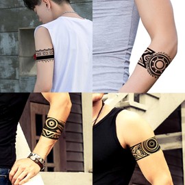 18-1 Temporary Bracelet Tattoos Maori Tattoos Tribal Tattoos Bracelet 18-1