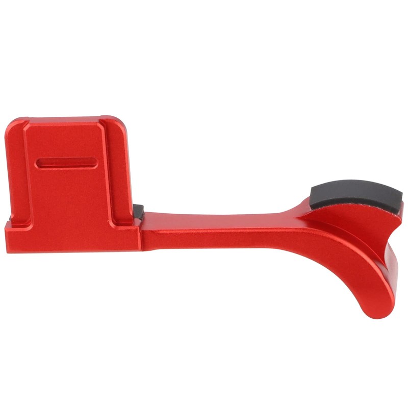 AKIROOD Red Metal Thumb Grip for Leica Q2 Digital Camera