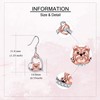 YAFEINI Yorkie Earrings 925 Sterling Silver Yorkie Dog Dangle Earring