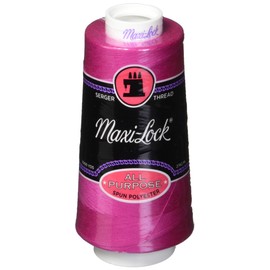 American & Efird Maxi-Lock Cone Thread, Brite Fushia