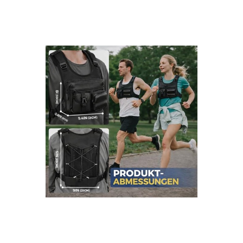 Hydration Vest with 2L Hydration Bladder - Running Vest with