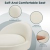 FNZIR Swivel Rolling Stool with Wheels Height Adjustable Stool Chair
