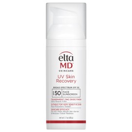 EltaMD UV Skin Recovery Face Sunscreen with Zinc Oxide, All Mineral, Safe for Sensitive Skin SPF 50