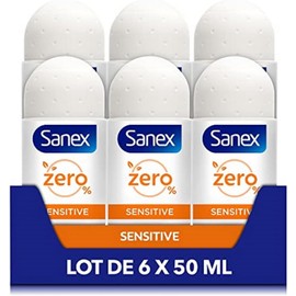 Sanex Zero % Sensitive - 6 x 50 ml