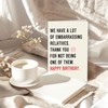 ICOOLYI Humor Birthday Card & Gifts for Family,Funny Birthday Card