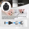 Ciuouient Replacement Knob Compatible with Brondell Bidet Toilet Seat Non-Electric