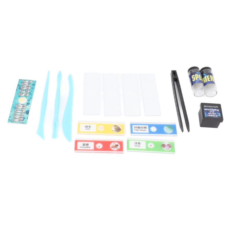 Microscope for Kids 100X 600X 1200X Zoom LED Light Science