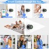 Gavdhe Fingerprint Door Knob-Fingerprint Door Lock with Keypad & App