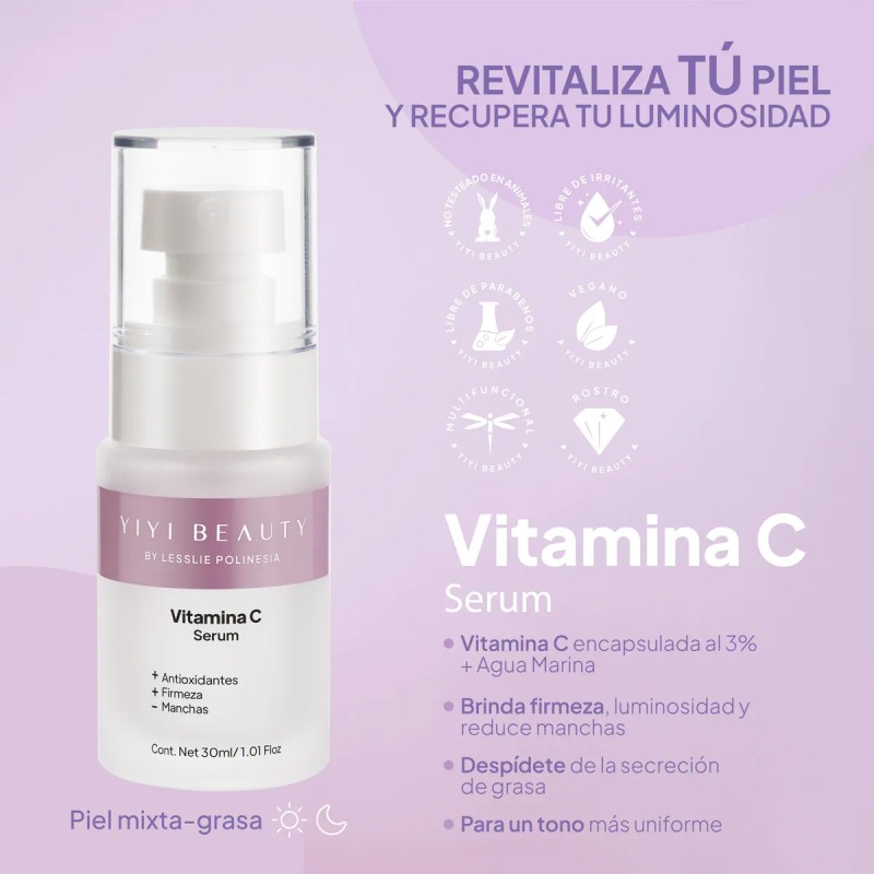 Rutina Piel Radiante Yiyi Beauty | 3 Pack Sérum +