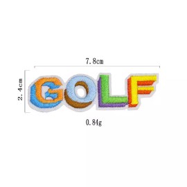 unbranded sport golf game W3" X H0.7" Embroidered Iron On patch 3451