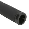 Black Flat Bicycle Handlebar Grips Soft Handle Sleeve Cover Mountain