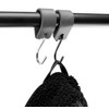Brute Strength - Leather S Hooks for hanging - Grey