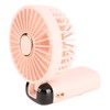 Mini Handheld Fan ABS Portable Digital Display USB Charging Foldable