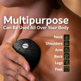 Fizyo Massageball 8 cm – Faszienball für Triggerpunktmassage & Muskelentspannung, Ideal für Rücken, Nacken, Füße, Kompakt & Effektiv, Perfekt für Physiotherapie, Pilates, Fitness, Regeneration