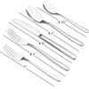 Anbers 80-Piece Stainless Steel Flatware Sets, Service for 16
