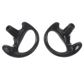 KOMBIUDA 1 Pair Interphone Reusable Rubber Earpieces for Coil Tube Audio Kits Portable Ear Mold Lightweight and Comfortable for Left Right Ear Use