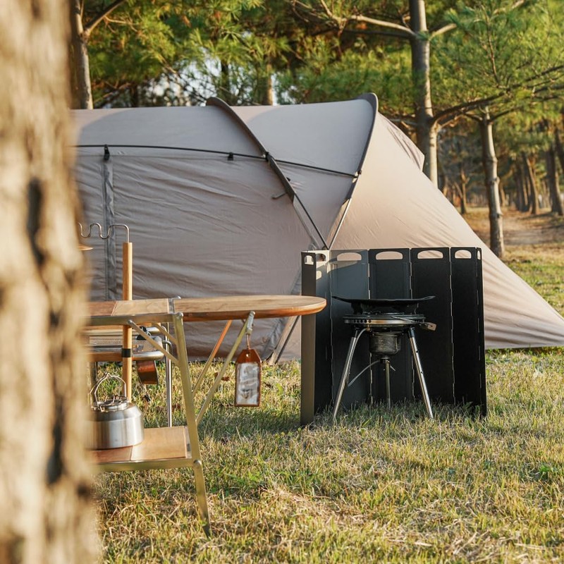 OLG Camp Stove Windscreen 23.6 inch Camping Shield (Tinplate) Wind