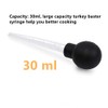 2 PcsTurkey Baster, Chicken Turkey Poultry Meat BBQ Baster Syringe