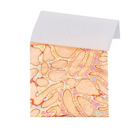 SUPERFINDINGS 50 Sheets Metal Leaf Papers with Patterns Variegated Foil Leaf Light Salmon Imitation Foil Gold Leaf Sheets for DIY Nail Paintings Handcrafts Picture Frames Sculpture Furniture Arts