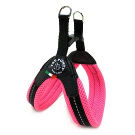 TRE PONTI Easy Fit Mesh Fix Neon Dog Harness, Size 1, Pink