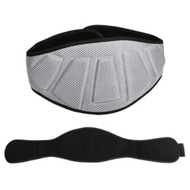 JZS Adjustable Weight Lifting Belt for Men and Women – Padded Gym Waist Belt for Powerlifting Strength Training and Workouts,Grey