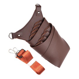 Baluue Barber Scissor Pouch Pu Hairstylist Tool Organizer Capacity Hairdresser Waist Bag for Scissors Combs Accessories Lightweight Design for Salon Use