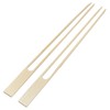 BambooMN 18mm Wide Bamboo Double Prong Fondue Sticks Barbecue Grilling