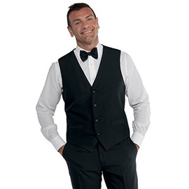 Robinson Unisex Service Vest, Black, Size L