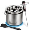 LumaCraft Double Boiler Pot for Melting Wax, Stainless Steel Candle