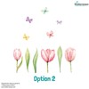 Stickerscape Spring Window Stickers (Option 2) | Spring Window Decal,