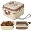 ZNPET Travel Dog Bowls, Portable Food and Water Bowl for