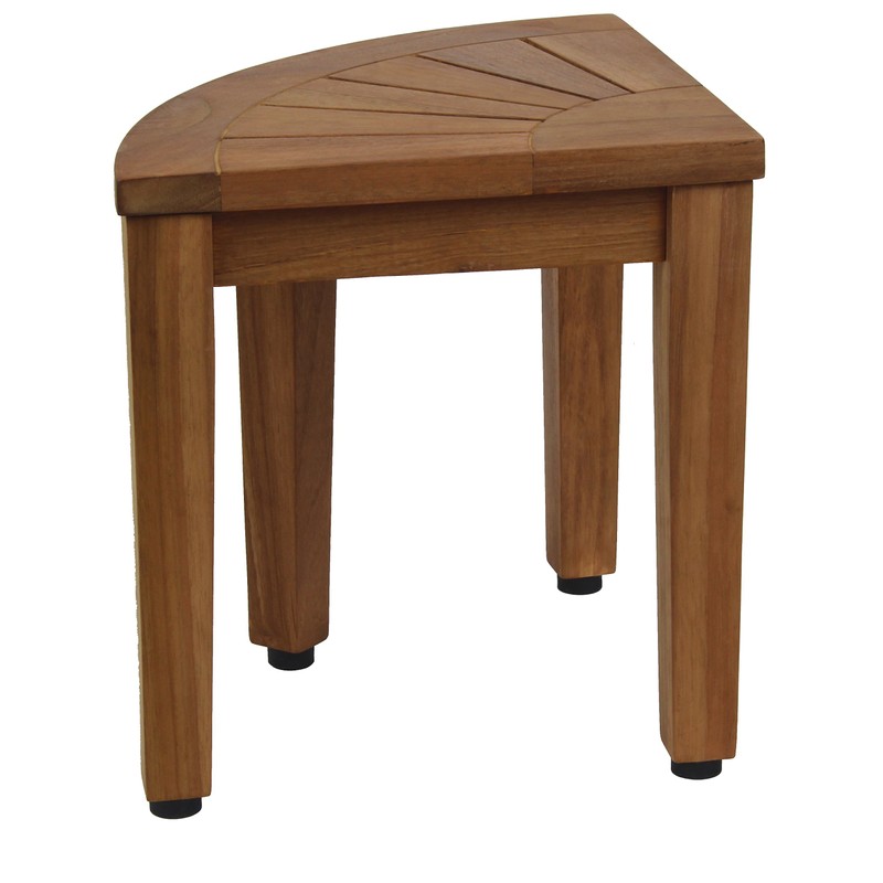 AquaTeak 12" Kai OptiAREA Corner Teak Shaving & Washing Foot