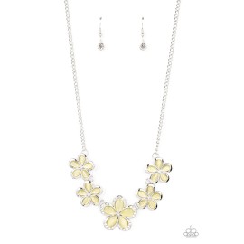 Paparazzi GARDEN DAYDREAM yellow necklace