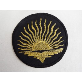 Rising Sun Embroidery Iron-on Patch