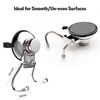 ACCURATE No- Drillings Suction Cup Towel Utensils Hanger Holder- Stainless