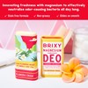 BRIXY Magnesium Deodorant, Effective Odor Control With Ceramide & Niacinamide