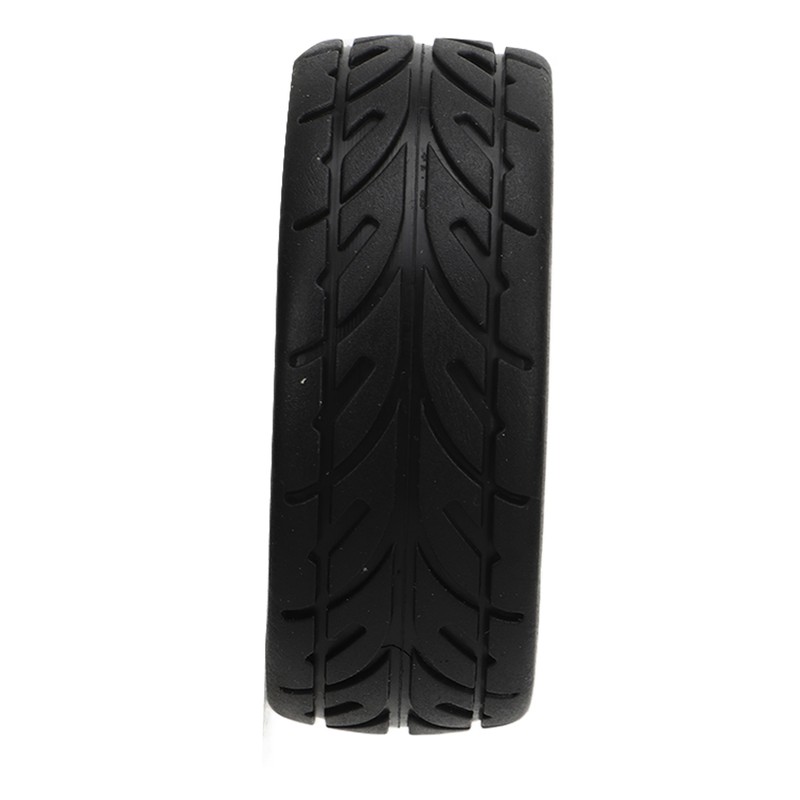 2PCS RC Racing Tire Plastic Wheel Hub and Rubber Tire