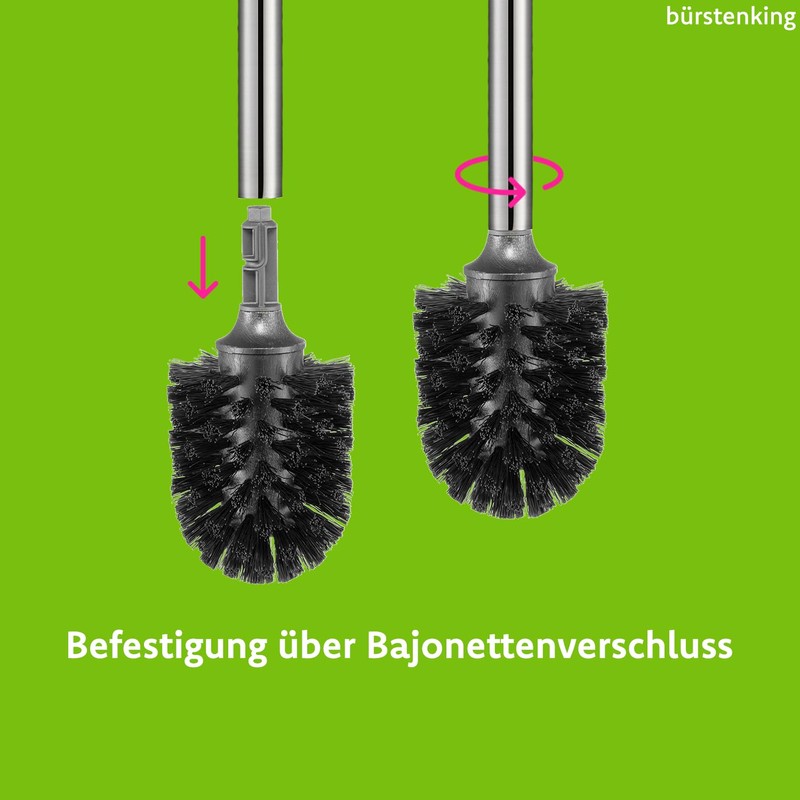 Bürstenking Toilet Replacement Brush Head, 69 mm, Toilet Brush Head